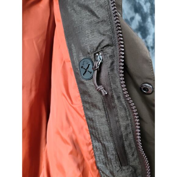 Champion Performance Puffer Jacket Large/ Brown Heather - Picture 5 of 7